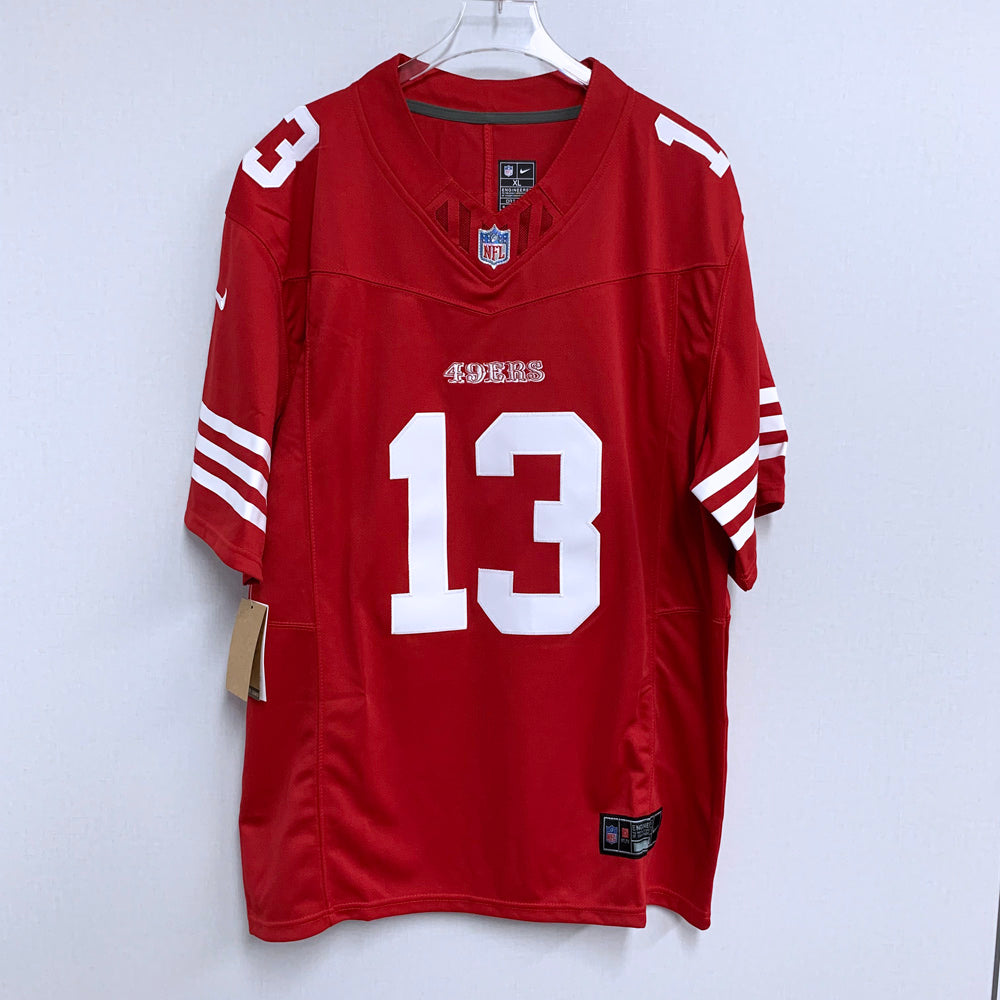 Mens San Francisco 49ers #13 Brock Purdy Nike Scarlet F.U.S.E. Vapor Limited Jersey