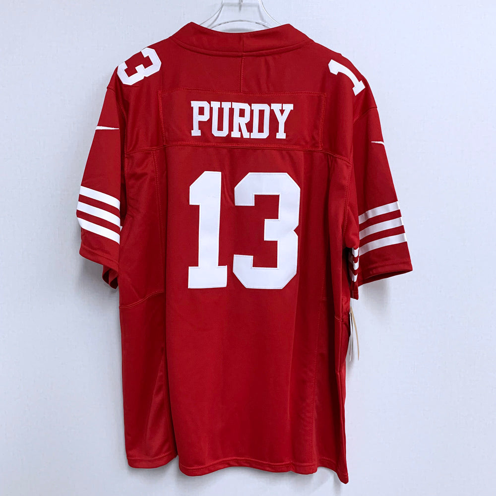 Mens San Francisco 49ers #13 Brock Purdy Nike Scarlet F.U.S.E. Vapor Limited Jersey