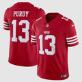 Mens San Francisco 49ers #13 Brock Purdy Nike Scarlet F.U.S.E. Vapor Limited Jersey