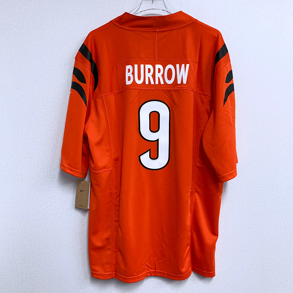 Men’s Cincinnati Bengals #9 Joe Burrow Nike Orange Alternate 2023 F.U.S.E. Vapor Limited Jersey