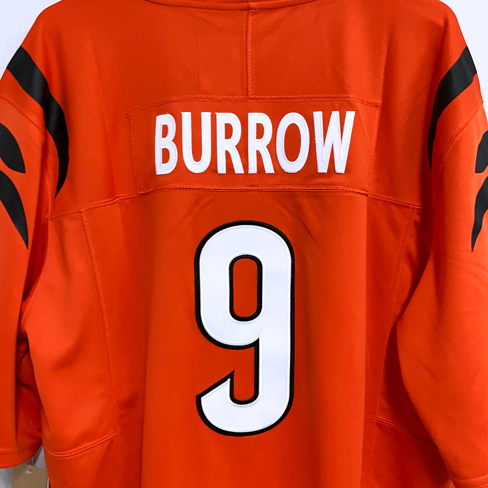 Men’s Cincinnati Bengals #9 Joe Burrow Nike Orange Alternate 2023 F.U.S.E. Vapor Limited Jersey
