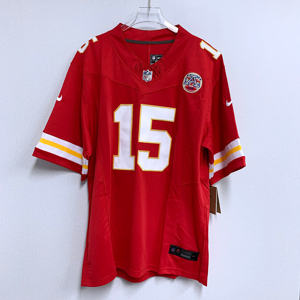 Men’s Kansas City Chiefs #15 Patrick Mahomes Red Nike 2023 Vapor F.U.S.E. Limited Jersey
