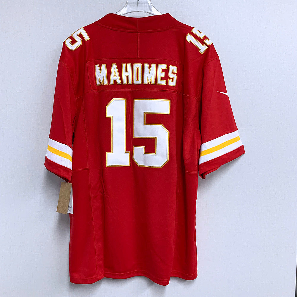 Men’s Kansas City Chiefs #15 Patrick Mahomes Red Nike 2023 Vapor F.U.S.E. Limited Jersey