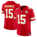 Men’s Kansas City Chiefs #15 Patrick Mahomes Red Nike 2023 Vapor F.U.S.E. Limited Jersey