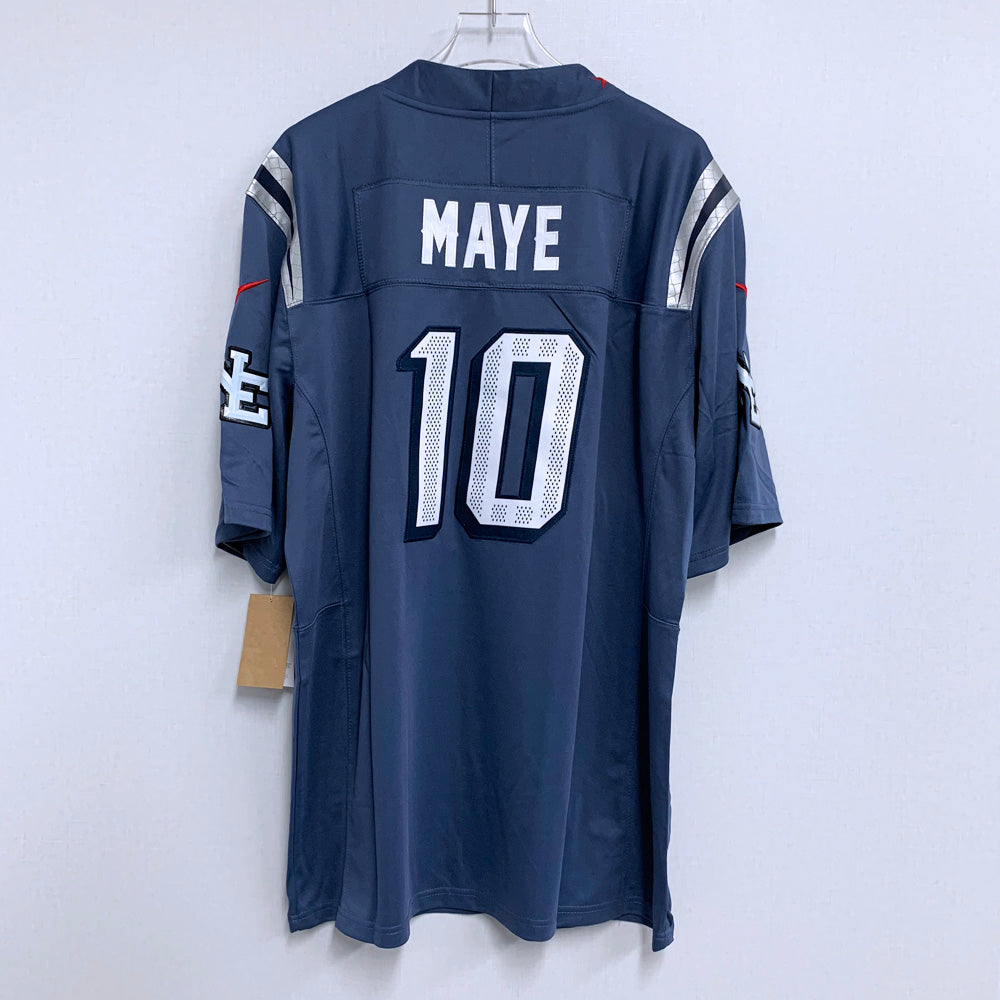 Mens New England Patriots #10 Drake Maye Storm Blue Rivalries Collection F.U.S.E. Limited Jersey