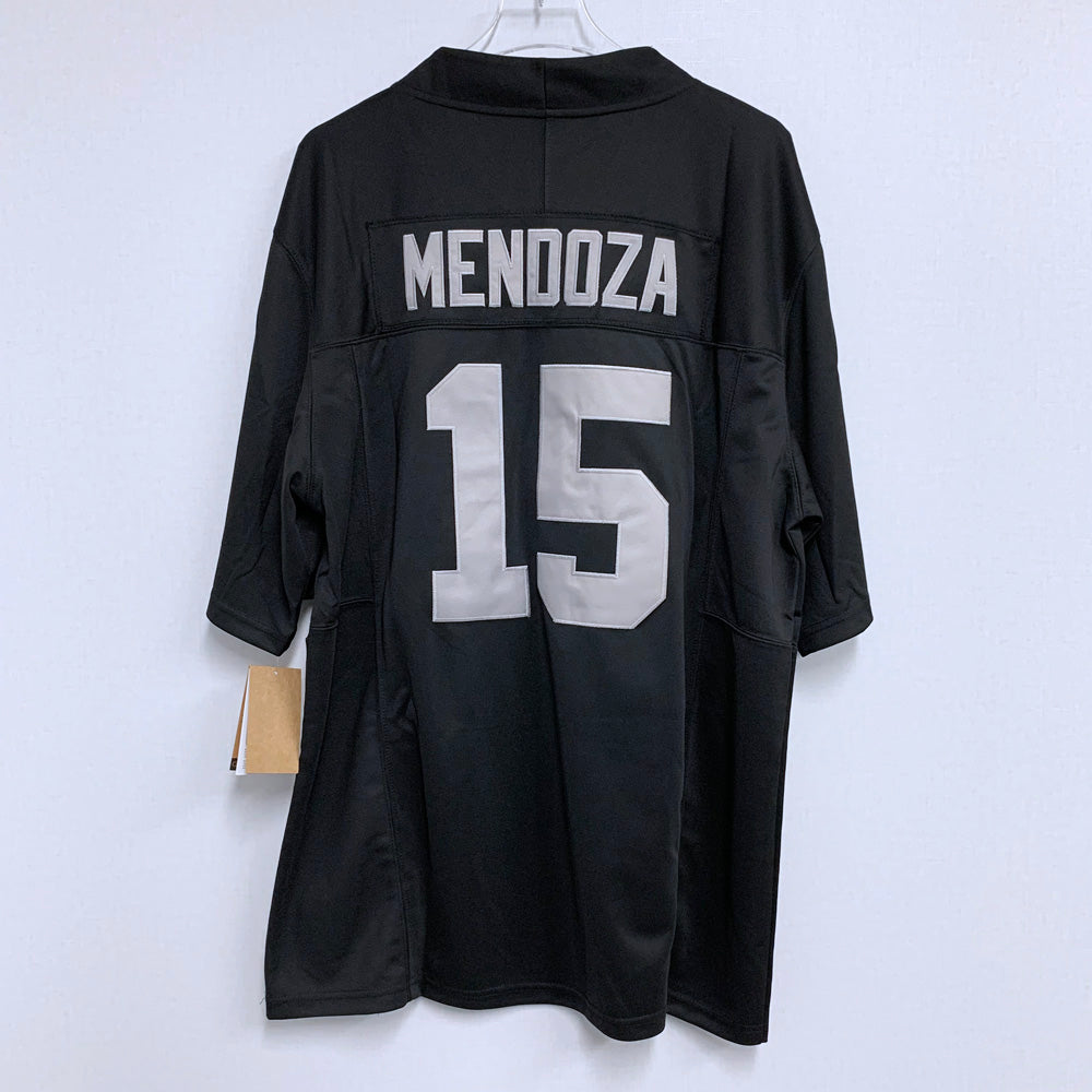 Men’s Las Vegas Raiders #15 Fernando Mendoza Nike Black Vapor F.U.S.E. Limited Jersey