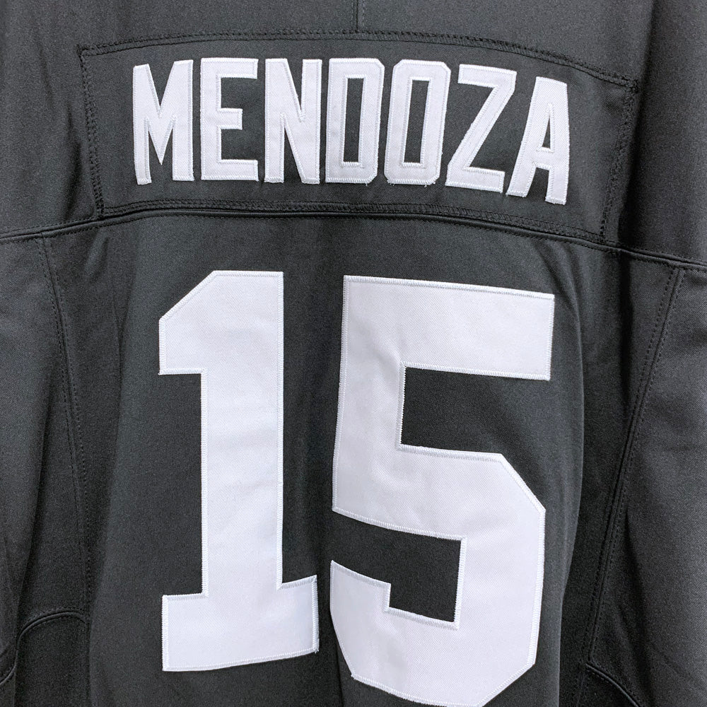 Men’s Las Vegas Raiders #15 Fernando Mendoza Nike Black Vapor F.U.S.E. Limited Jersey