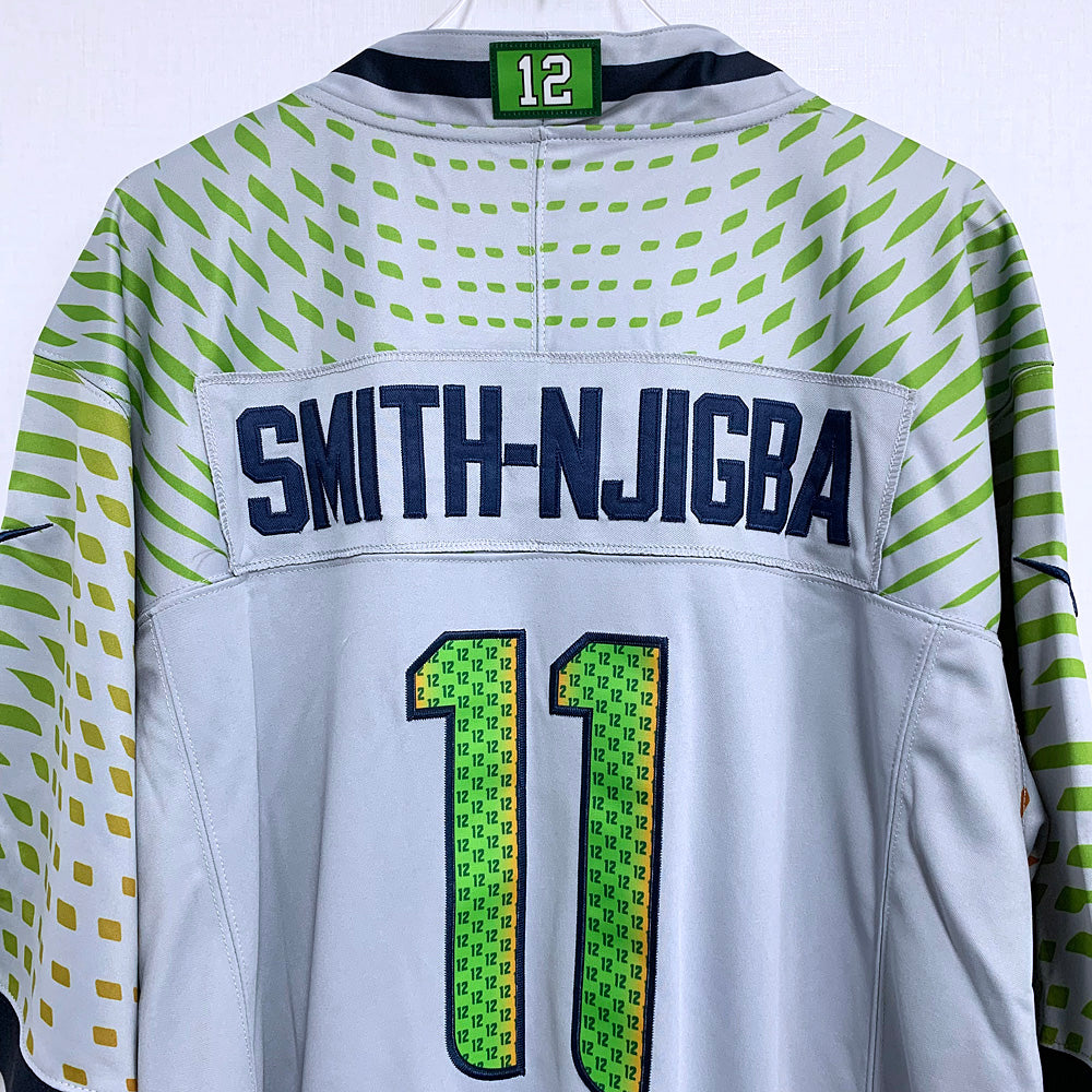 Men’s Seattle Seahawks Jaxon Smith-Njigba #11 Wolf Gray 2025 Rivalries Collection Limited Jersey