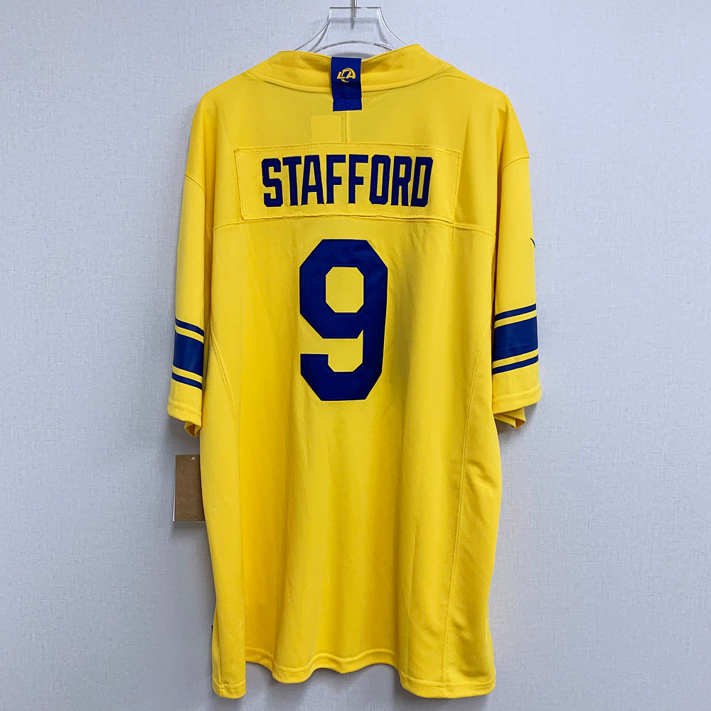 Mens Los Angeles Rams #9 Matthew Stafford 2026 Nike Gold Classic Sol Vapor F.U.S.E. Limited Jersey