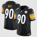 Men’s Pittsburgh Steelers #90 T. J. Watt Nike Black F.U.S.E. Vapor Limited Jersey