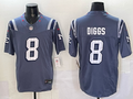 Men’s New England Patriots Stefon Diggs #8 Storm Blue 2025 Rivalries Collection Limited Jersey
