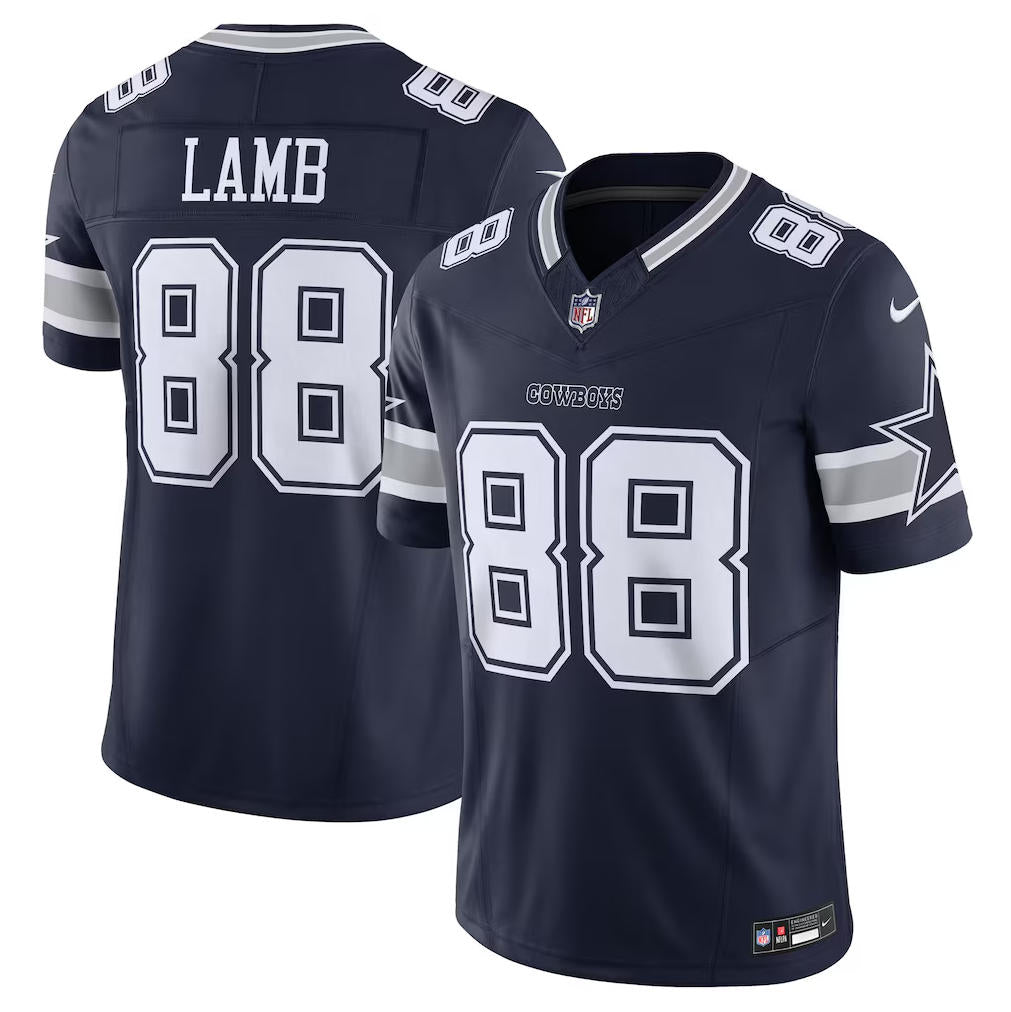 Men’s Dallas Cowboys #88 CeeDee Lamb Nike 2023 Navy Vapor F.U.S.E. Limited Jersey