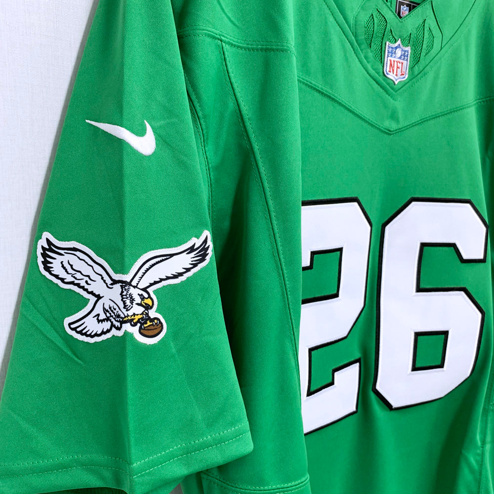Men’s Philadelphia Eagles Saquon Barkley #26 Kelly Green Vapor F.U.S.E. Limited Jersey