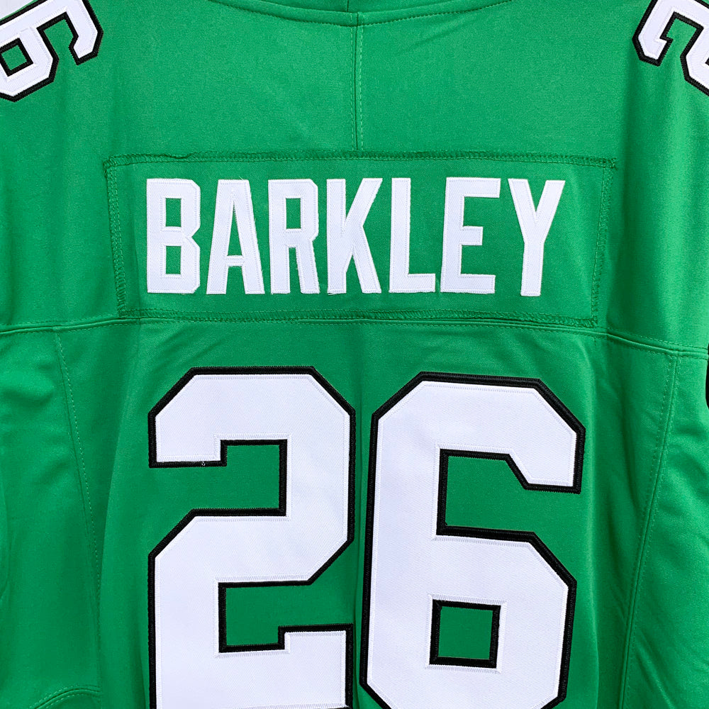 Men’s Philadelphia Eagles Saquon Barkley #26 Kelly Green Vapor F.U.S.E. Limited Jersey