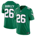 Men’s Philadelphia Eagles Saquon Barkley #26 Kelly Green Vapor F.U.S.E. Limited Jersey