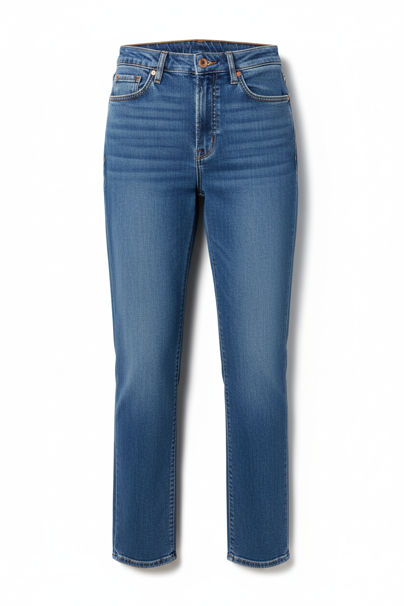 Cedar High-Rise Straight Jeans