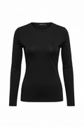 Slate Long Sleeve Fitted Top