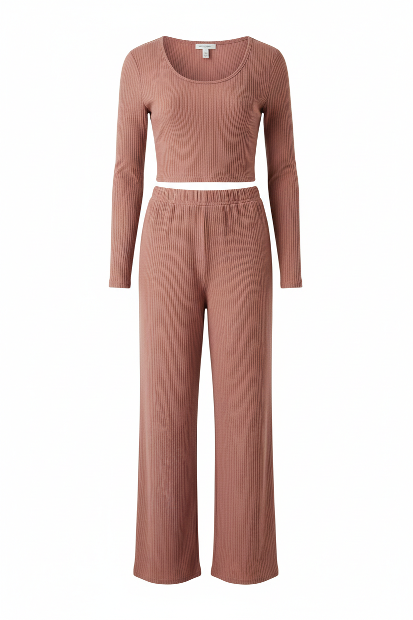 Mallow Ribbed Lounge Set