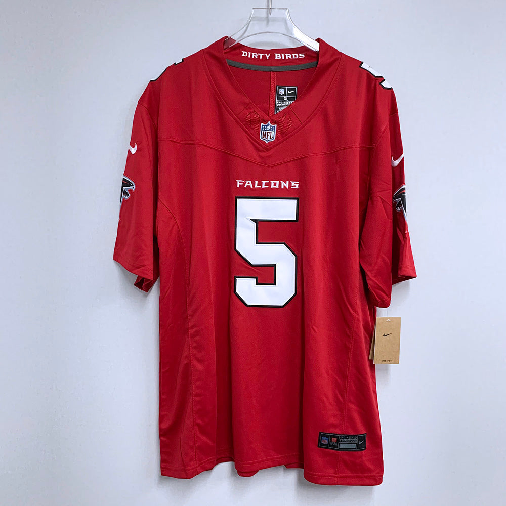 Men’s Atlanta Falcons #5 Drake London Nike 2026 Red Alternate Vapor F.U.S.E. Limited Jersey