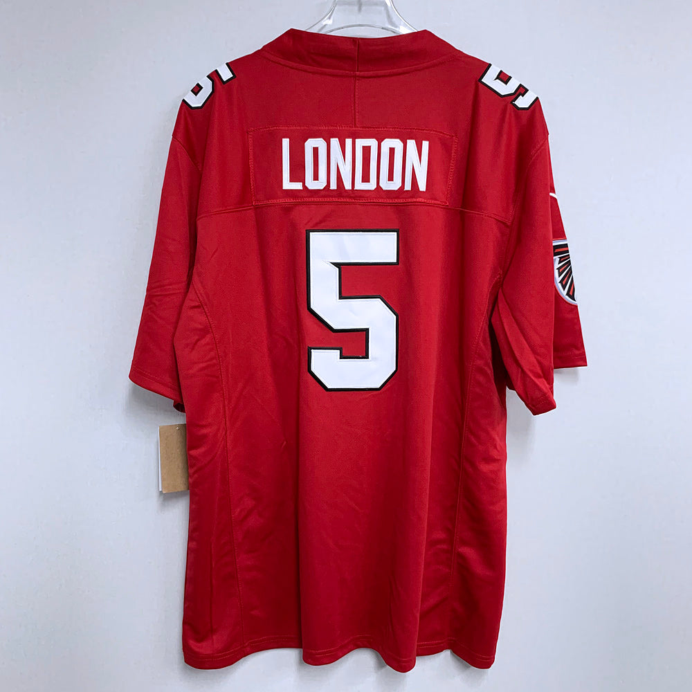 Men’s Atlanta Falcons #5 Drake London Nike 2026 Red Alternate Vapor F.U.S.E. Limited Jersey