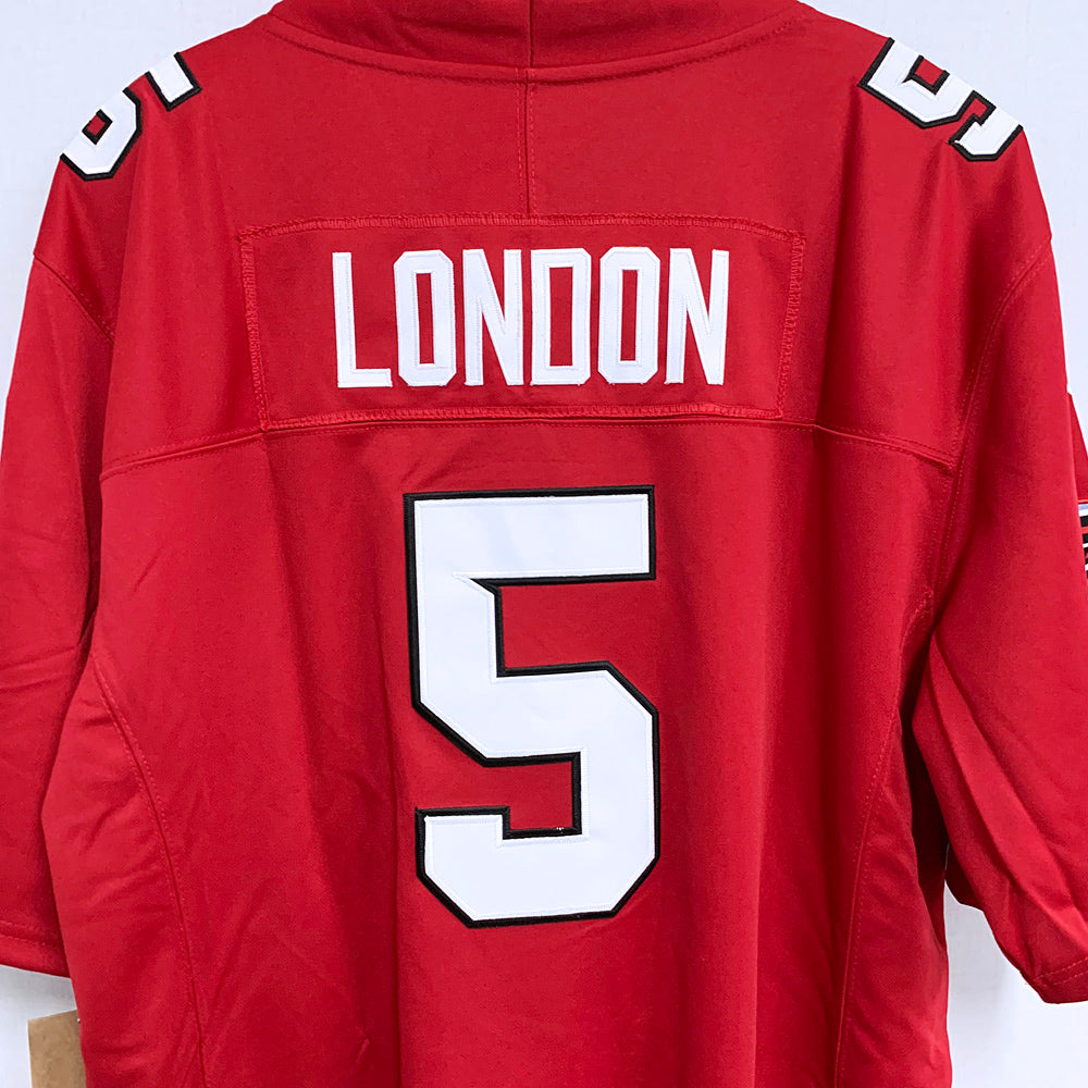 Men’s Atlanta Falcons #5 Drake London Nike 2026 Red Alternate Vapor F.U.S.E. Limited Jersey