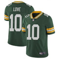 Men’s Green Bay Packers #10 Jordan Love Player Nike Green Vapor F.U.S.E. Limited