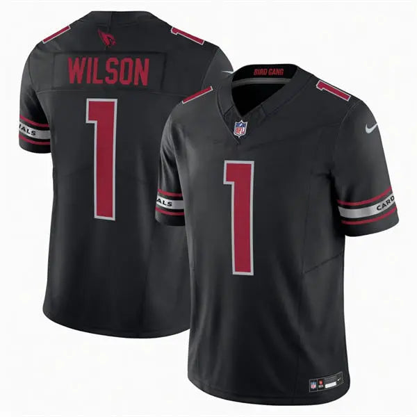 Mens Arizona Cardinals #1 Mack Wilson Nike Black Vapor F.U.S.E. Limited Jersey