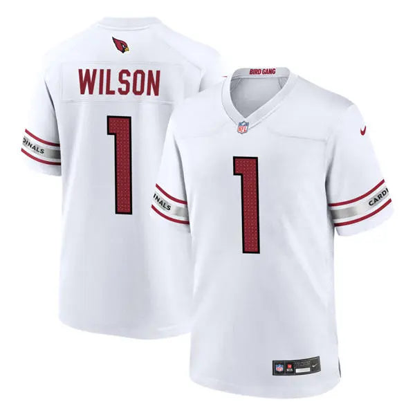 Mens Arizona Cardinals #1 Mack Wilson White Vapor F.U.S.E. Limited Jersey