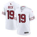 Mens Arizona Cardinals #19 Carson Beck  Nike White Vapor F.U.S.E. Limited Jersey