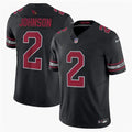 Mens Arizona Cardinals #2 Will Johnson Nike Black Vapor F.U.S.E. Limited Jersey