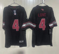 Mens Arizona Cardinals #4 Jeremiyah Love Nike Black Vapor F.U.S.E. Limited Jersey