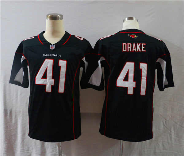 Men’s Arizona Cardinals #41 Kenyan Drake Nike Alternate Black Vapor Untouchable Jersey