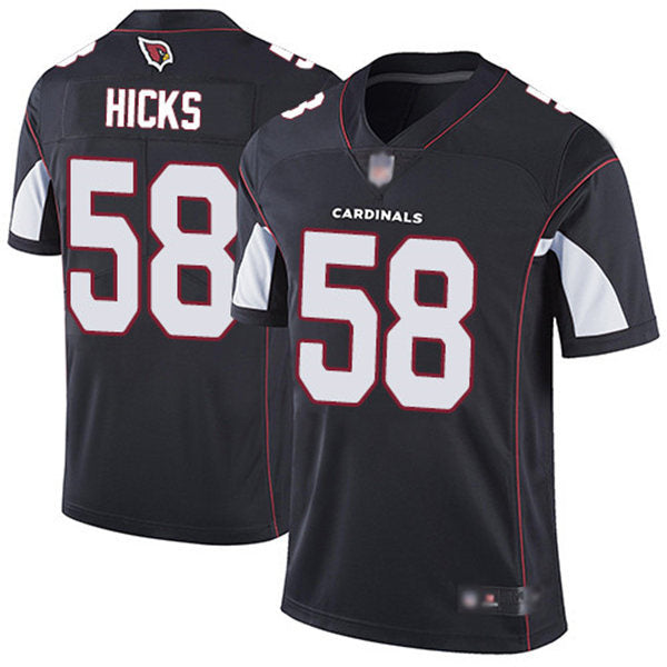 Men’s Arizona Cardinals #58 Jordan Hicks Nike Alternate  Black Vapor Untouchable Jersey