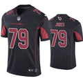 Mens Arizona Cardinals #79 Josh Jones Nike Black 2nd Alternate Color Rush Legend Jersey
