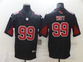 Men’s Arizona Cardinals #99 J. J. Watt Nike Black 2nd Alternate Color Rush Legend Jersey
