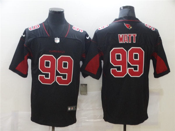 Men’s Arizona Cardinals #99 J. J. Watt Nike Black 2nd Alternate Color Rush Legend Jersey