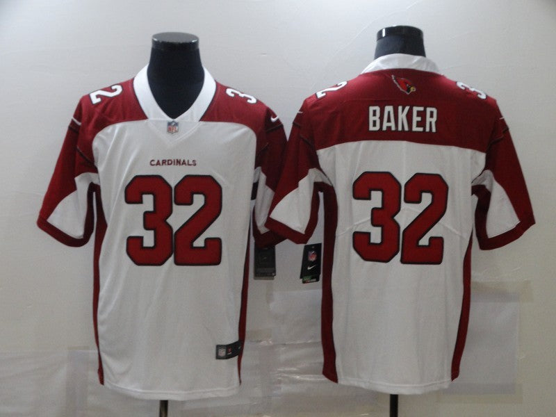 Men’s Arizona Cardinals Budda Baker #32 White Jersey