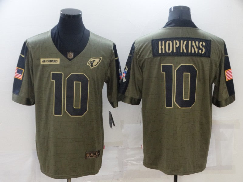 Men’s Arizona Cardinals DeAndre Hopkins #10 Brown Jersey