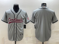Men’s Arizona Cardinals Gray Blank Jersey