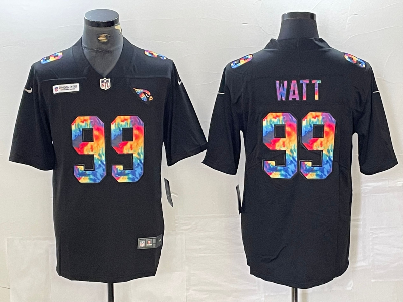Men’s Arizona Cardinals J.J. Watt #99 Black Jersey