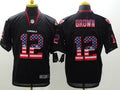Men’s Arizona Cardinals John Brown #12 Black Jersey