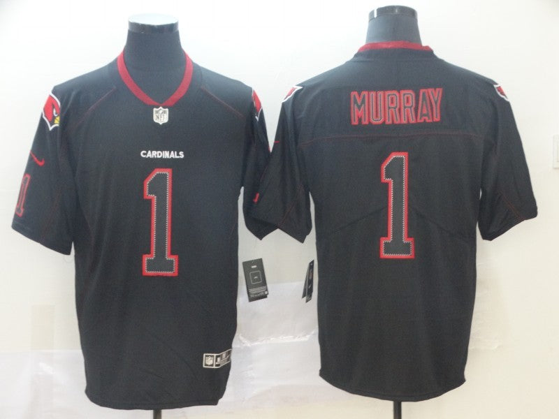 Men’s Arizona Cardinals Kyler Murray #1 Black Authentic Jersey