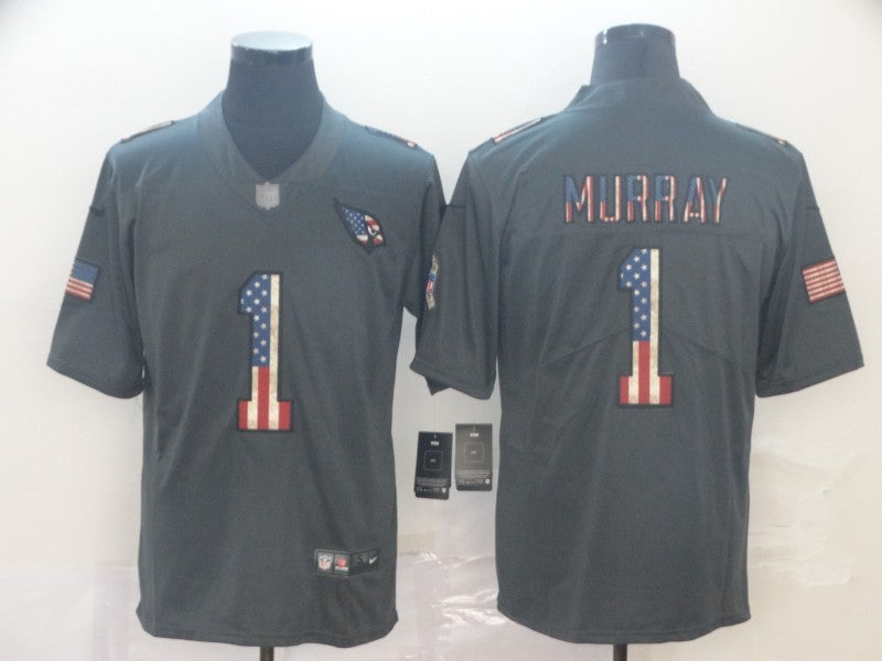 Men’s Arizona Cardinals Kyler Murray #1 Black Team Jersey