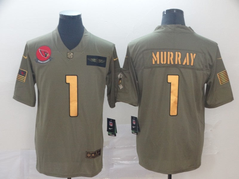 Men’s Arizona Cardinals Kyler Murray #1 Brown Alternate Jersey