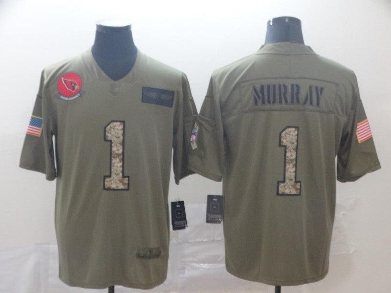 Men’s Arizona Cardinals Kyler Murray #1 Brown Jersey