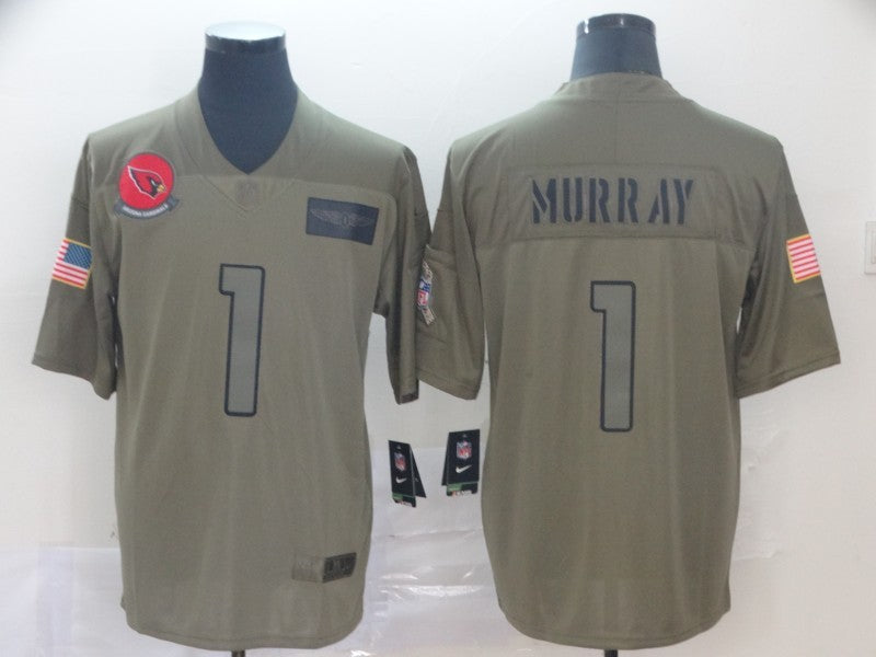 Men’s Arizona Cardinals Kyler Murray #1 Brown Jersey
