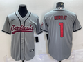 Men’s Arizona Cardinals Kyler Murray #1 Gray Jersey Joint Edition