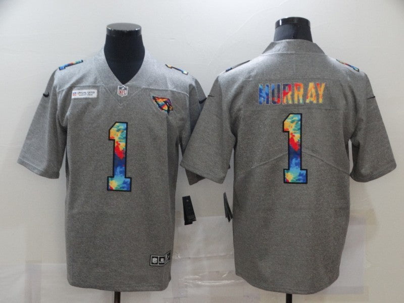 Men’s Arizona Cardinals Kyler Murray #1 Gray Jersey