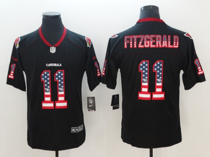 Men’s Arizona Cardinals Larry Fitzgerald #11 Black Alternate Jersey