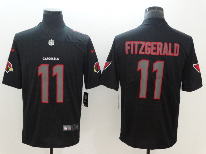 Men’s Arizona Cardinals Larry Fitzgerald #11 Black Jersey
